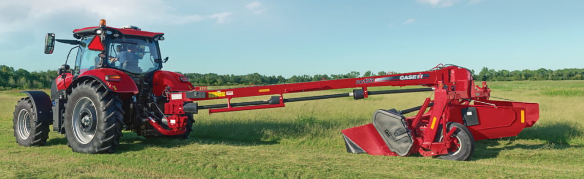 red Case tractor